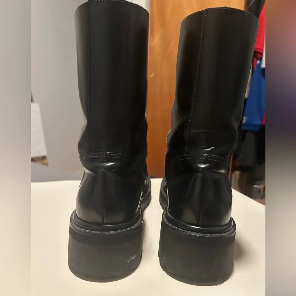 RARE Vetements Combat Boots Size 13 steel toe heavy duty - Picture 3 of 10